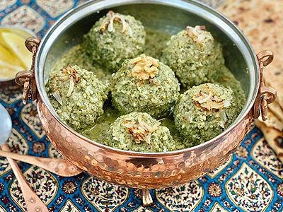 سبزی کوفته سبزی
